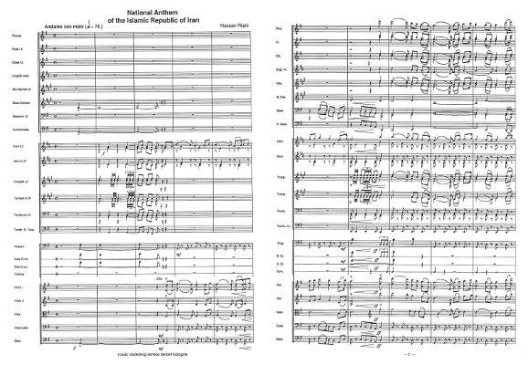 Iranische Nationalhymne